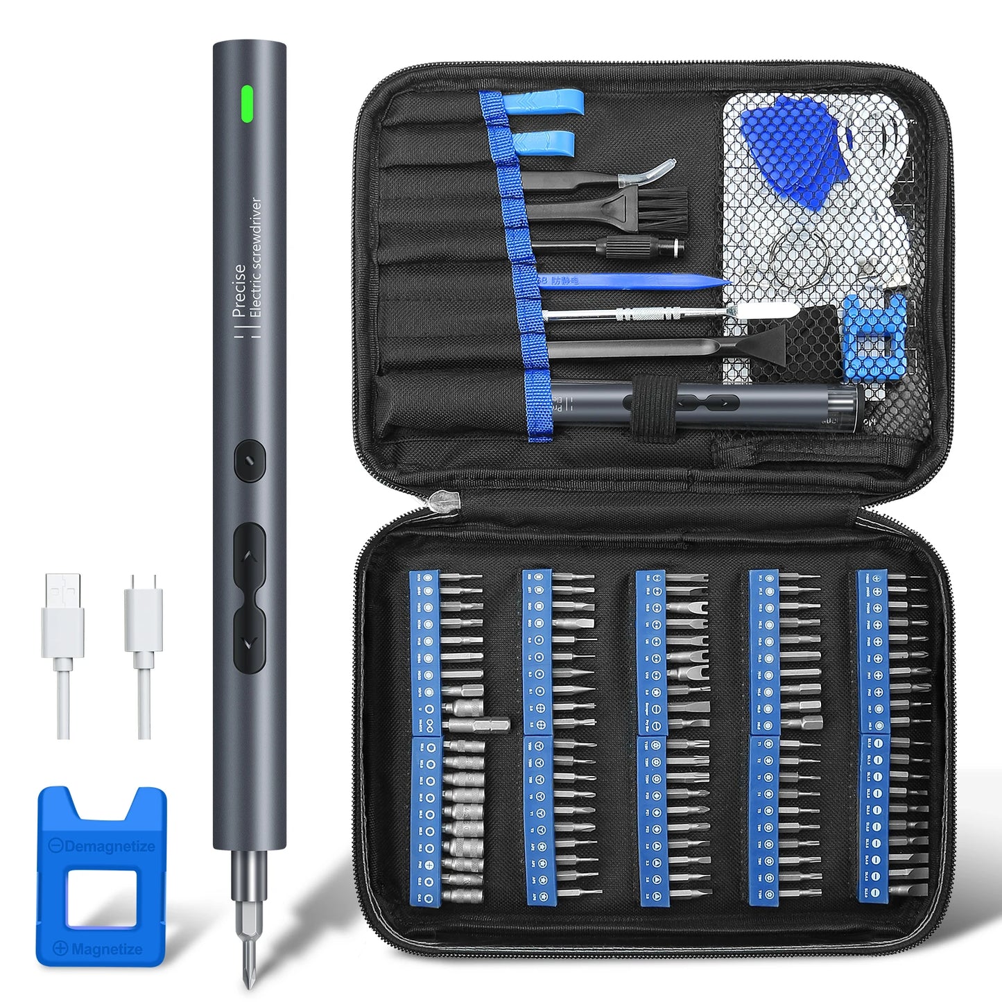 Absolute  Precision Electric Screwdriver Set Mini Rechargeable Kits