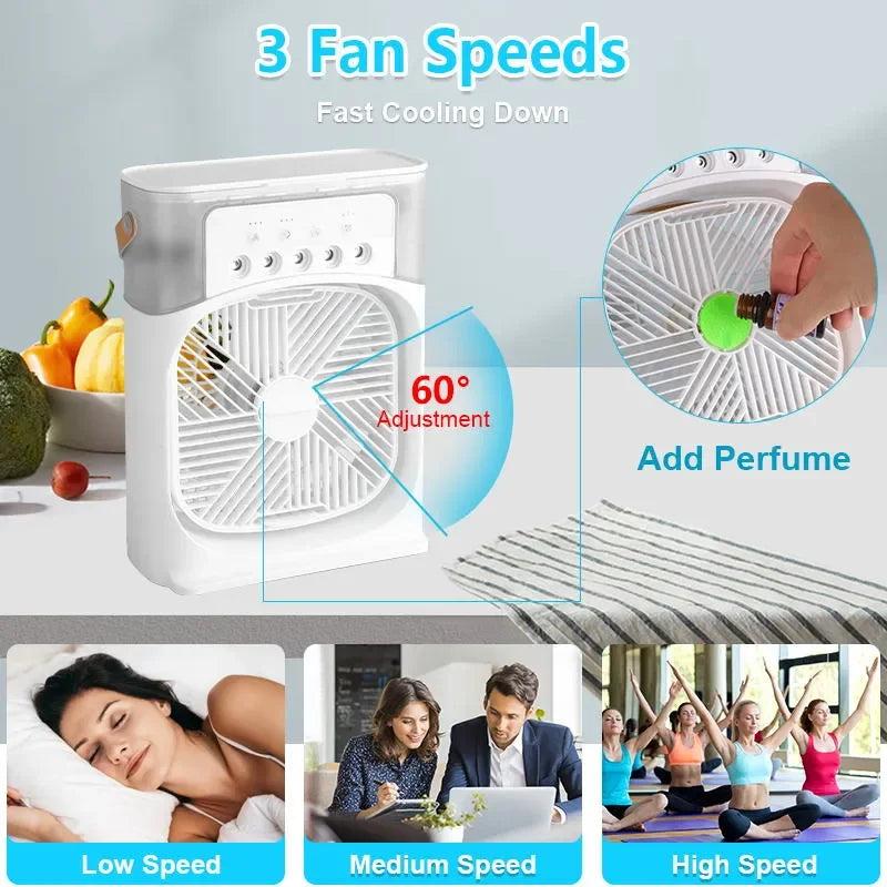 2024 3 In 1 Portable Air Conditioner Fan