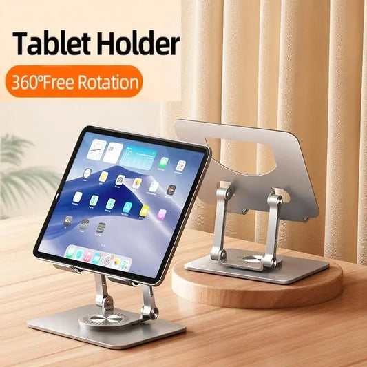 Complete 360° Rotatable Tablet Stand Adjustable Foldable Desktop Stand Holder