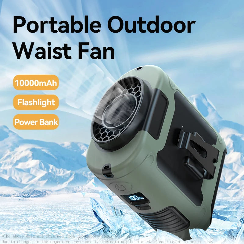 Absolute Outdoor Portable Waist Fan