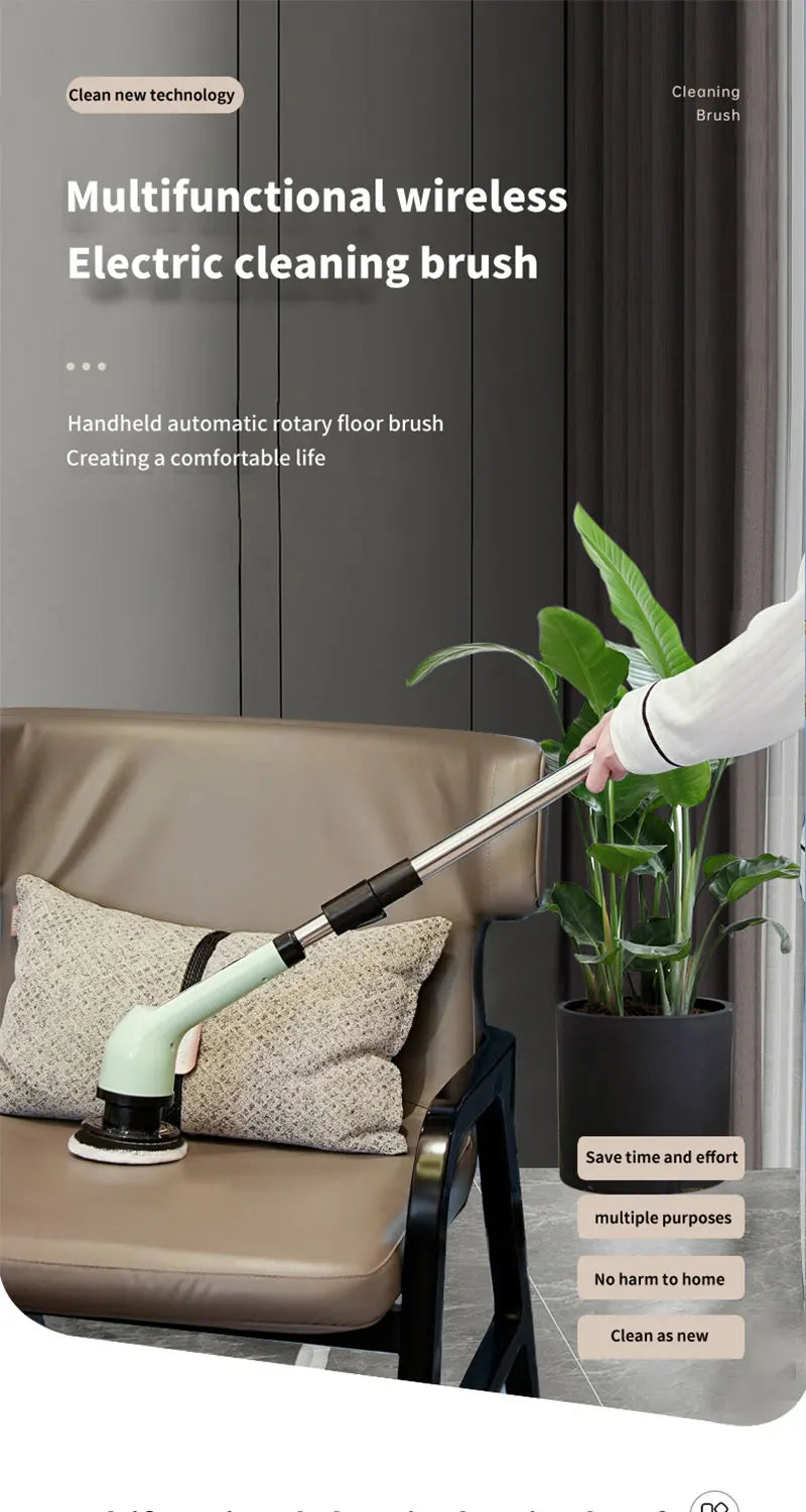Multifunctional Wireless Electric Cleaning Brush